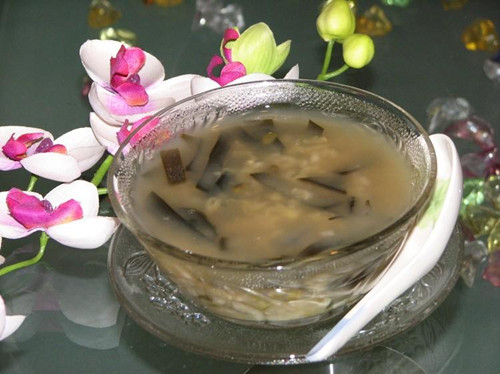 食疗保健海带绿豆汤