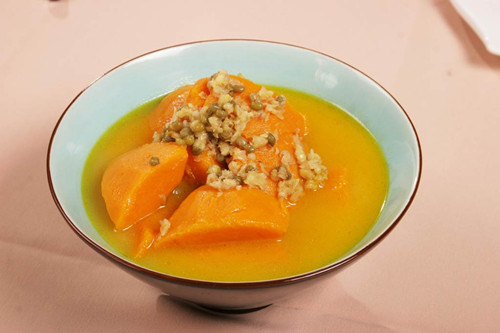 绿豆南瓜汤的做法 绿豆南瓜汤的简易做法