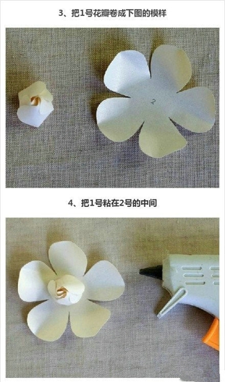 怎样制作手工花朵 教你手工DIY栀子花