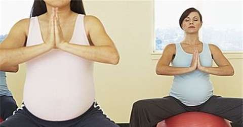 孕妇怎么使用瑜伽球