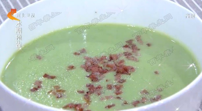 培根奶油豌豆汤