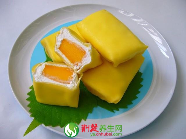 香港小吃 芒果班戟的家常做法