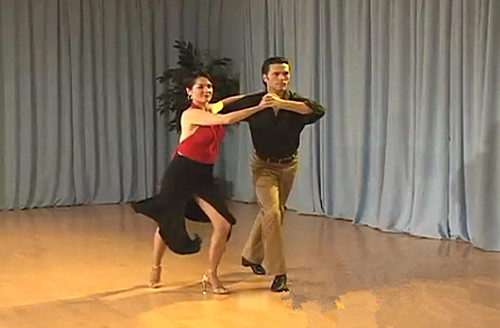 拉丁桑巴舞蹈教程学博塔佛歌基本舞步