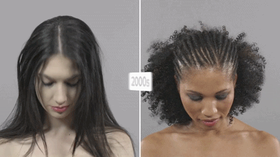 10张动态图演绎黑人与白人发型百年变迁