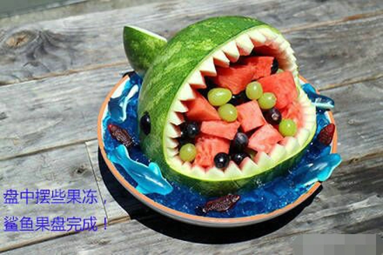 鲨鱼瓜雕的做法 炎炎夏日的高格调吃法