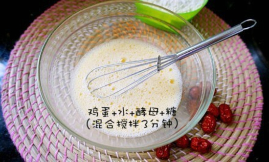 红枣鸡蛋糕的做法 营养又美味的早餐