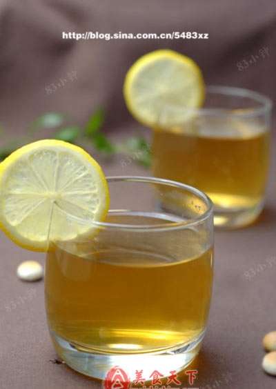果蔬百科柠檬绿茶